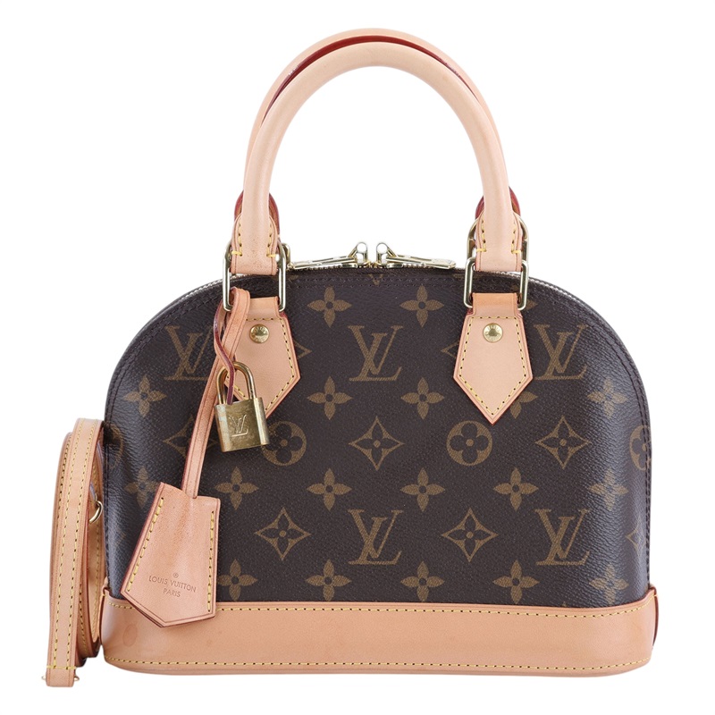 路易威登 LOUIS VUITTON Alma BB 手提包 經典帆布 M53152 晶片款 原花ALMA BB 原廠盒子/防塵袋/購買證明原本
