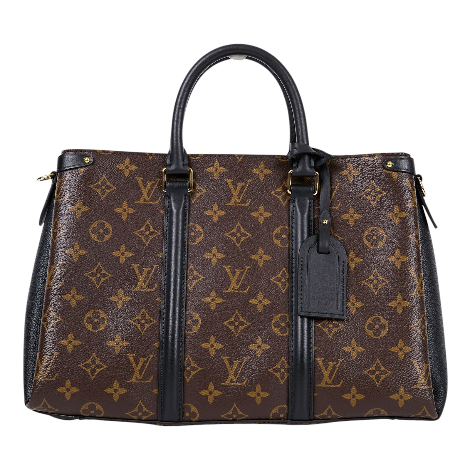 路易威登 LOUIS VUITTON Soufflot MM 手提包 M44817 晶片款  背帶/防塵袋/原廠盒子/購買證明正本/吊牌