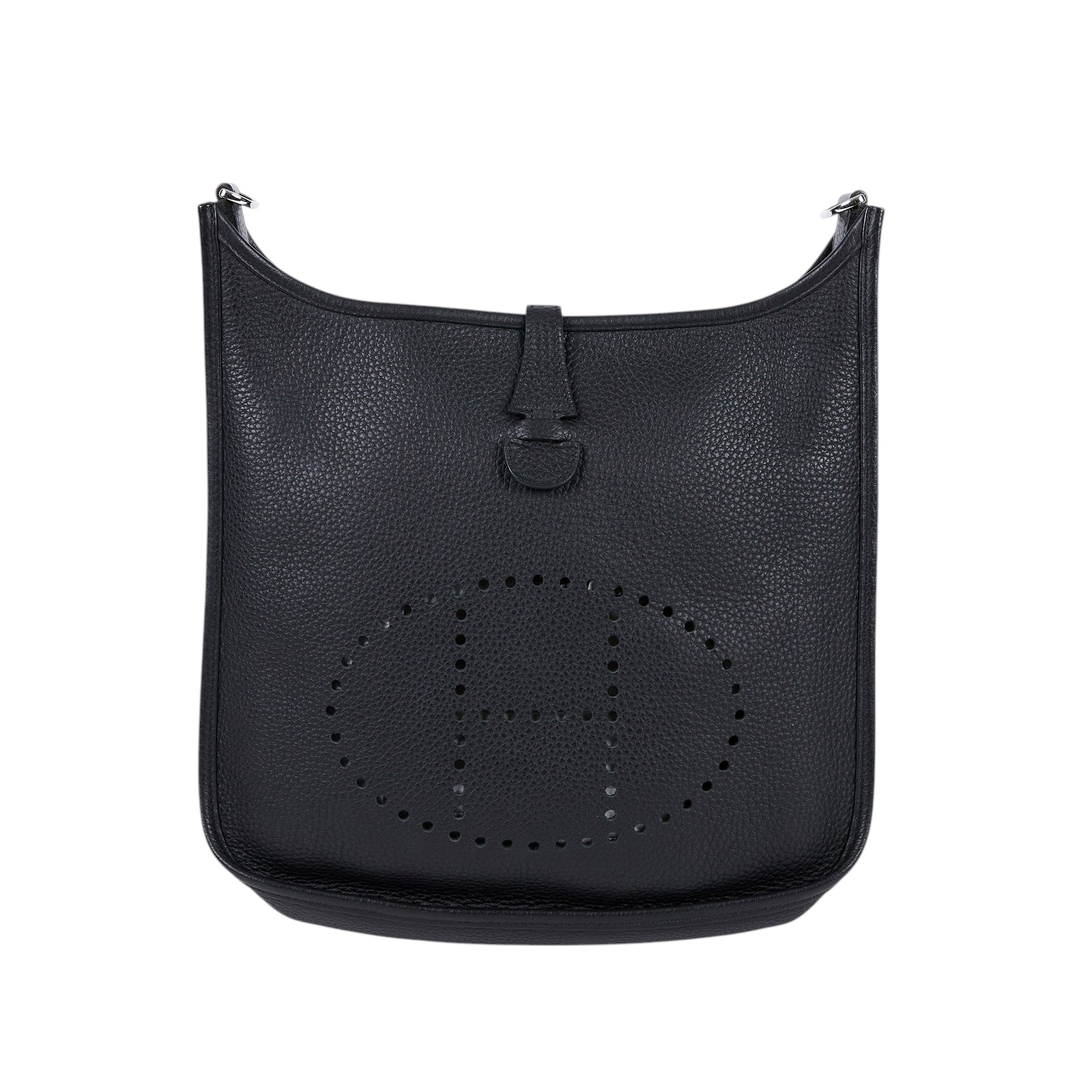 愛馬仕 Hermès Evelyne Bag 伊芙琳包 29 馬蹄型 EV29 H056277CK89/A BS 006 ZB  背帶/購買證明正本/原廠盒子/防塵袋