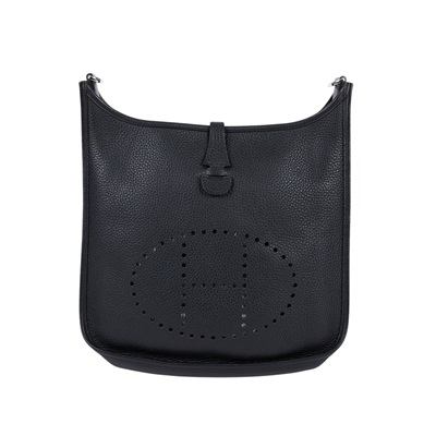 愛馬仕 Hermès Evelyne Bag 伊芙琳包 29 馬蹄型 EV29 H056277CK89/A BS 006 ZB  背帶/購買證明正本/原廠盒子/防塵袋