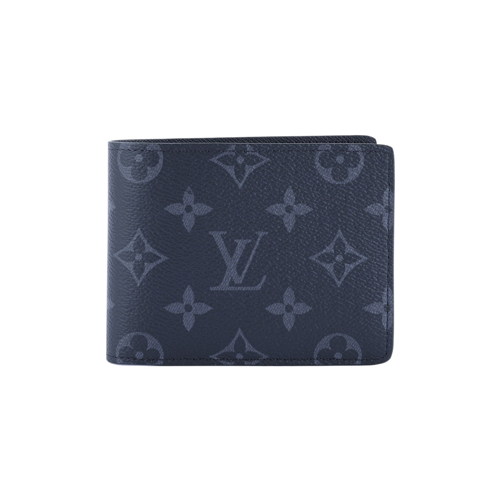 路易威登 LOUIS VUITTON Multiple Eclipse帆布 錢包 短夾 M61695 晶片款 黑原花短夾 原廠盒子/防塵袋/購買證明正本