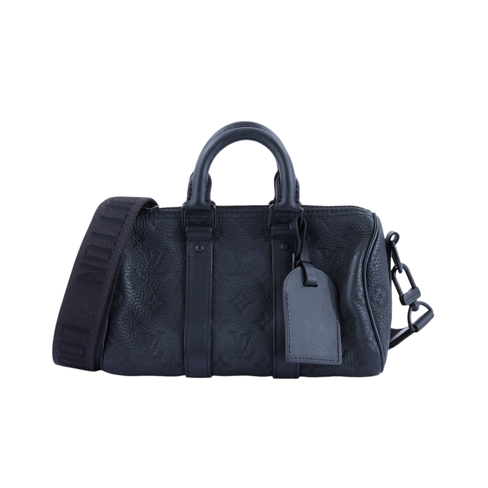 路易威登 LOUIS VUITTON Keepall Bandoulière 25 經典壓紋牛皮 手提 肩背 波士頓包 M20900 晶片款  背帶