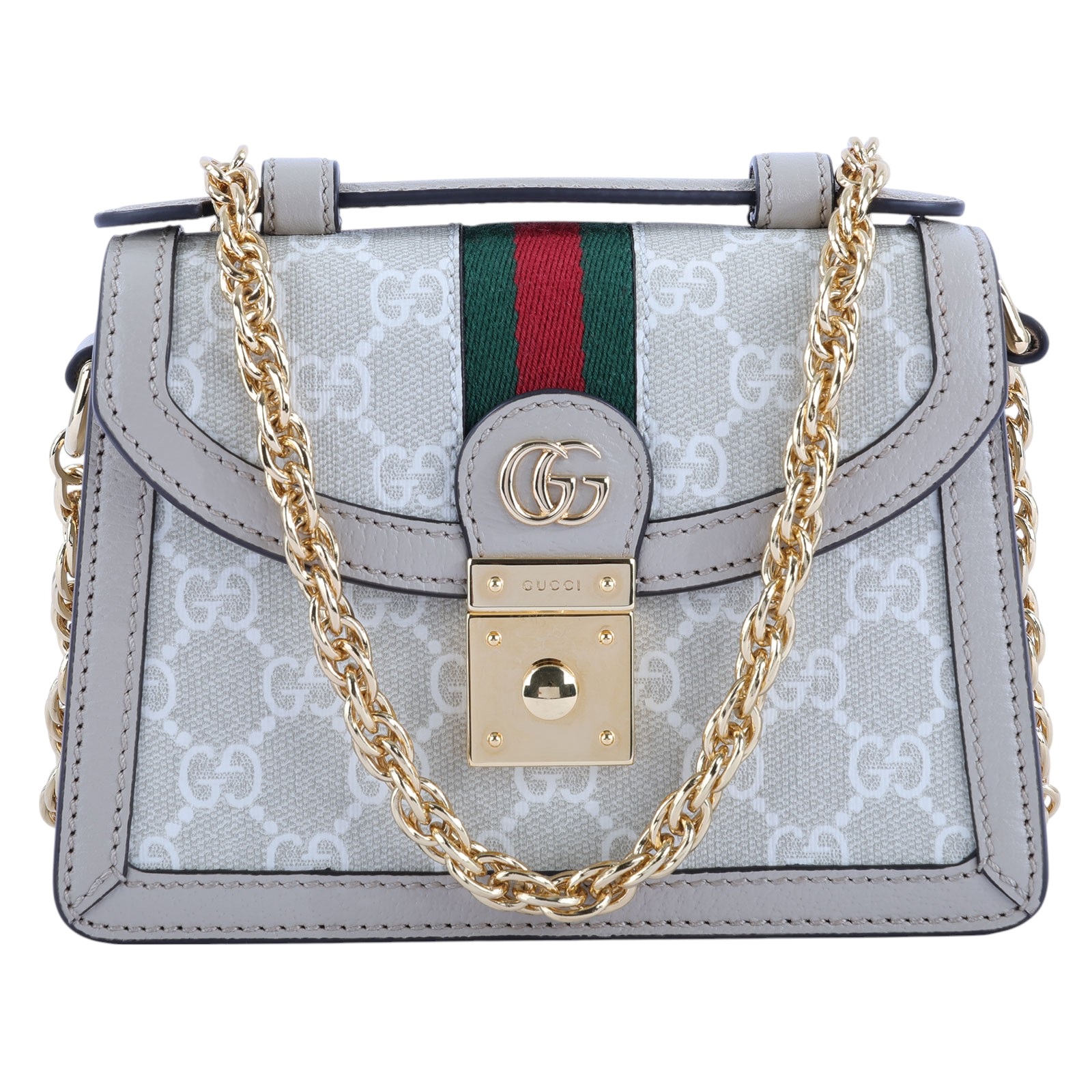 古馳 GUCCI Ophidia 迷你 肩背袋 696180 米色OPHIDIA GG 2WAY 原廠盒子/購買證明影本