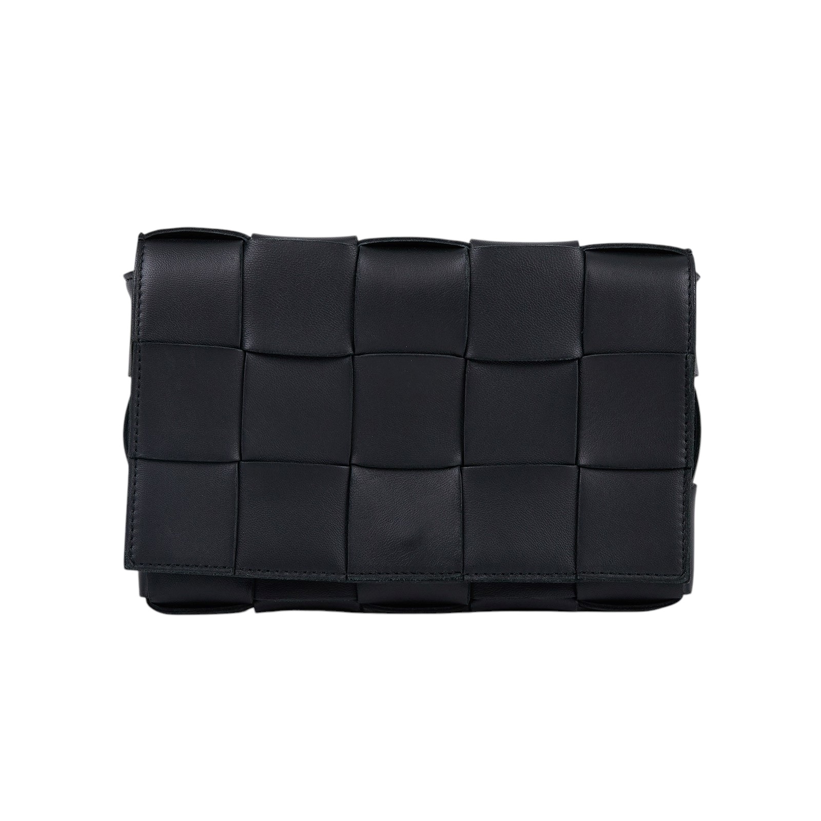 寶緹嘉 BOTTEGA VENETA Small Cassette 編織包 730848VMAY 黑CASSETTE 5X3 無附屬品