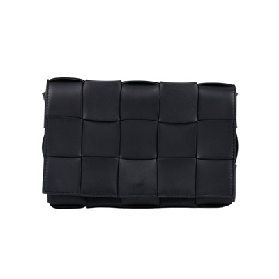 寶緹嘉 BOTTEGA VENETA Small Cassette 編織包 730848VMAY 黑CASSETTE 5X3 無附屬品
