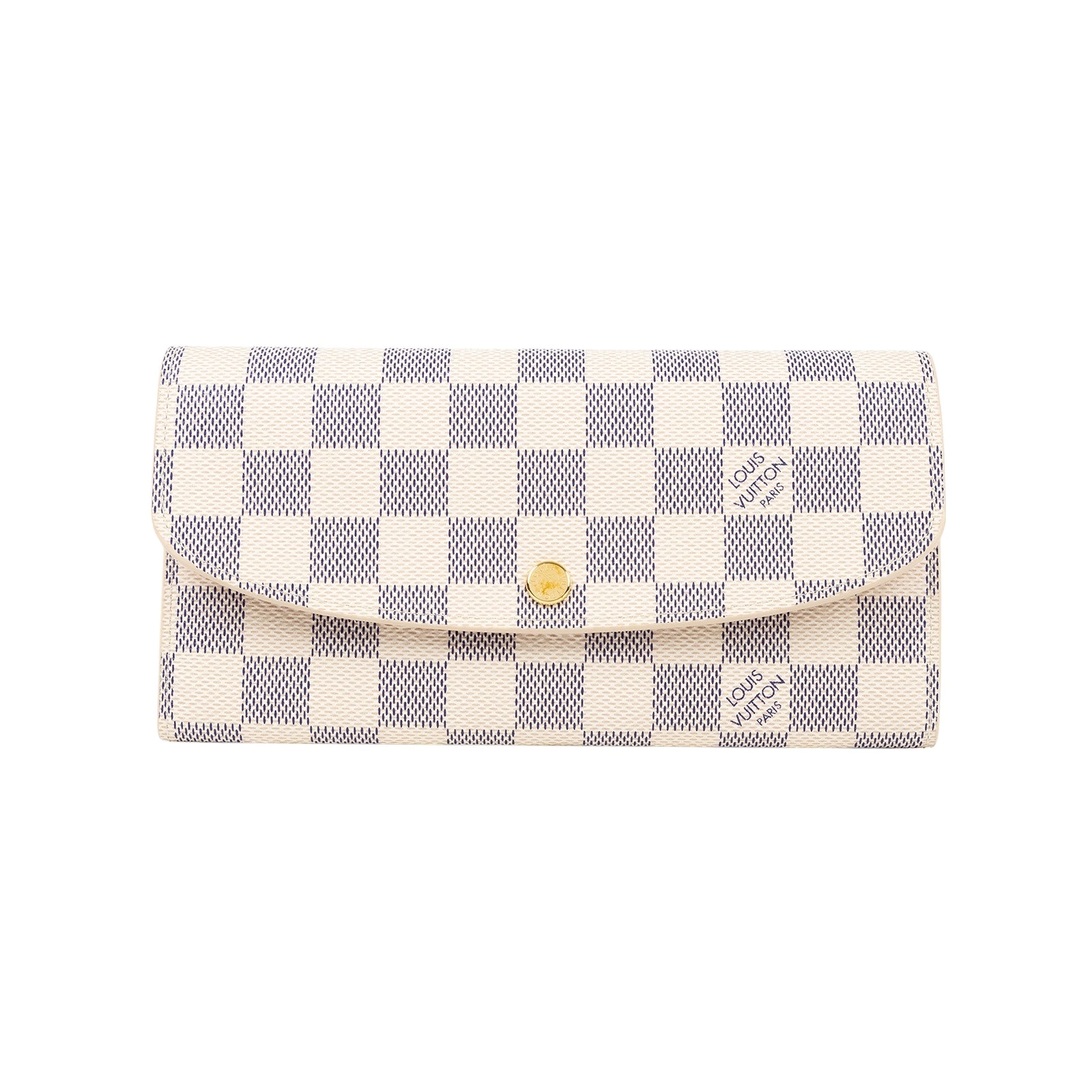 路易威登 LOUIS VUITTON Emilie 錢包 長夾 芭蕾粉色 N41625 晶片款 白棋盤粉扣長夾 原廠盒子/防塵袋