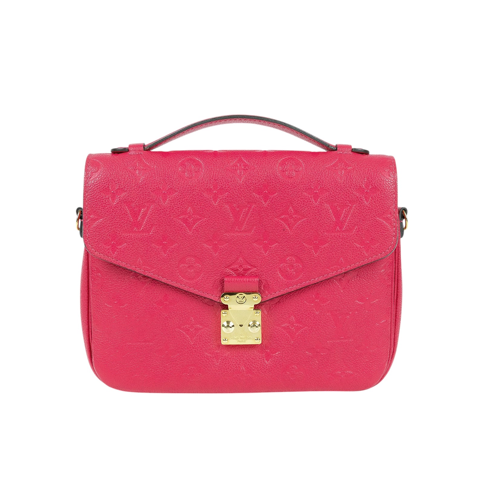 路易威登 LOUIS VUITTON Pochette Métis 手提 肩背郵差包 M44291 桃粉皮革壓紋郵差包 防塵袋