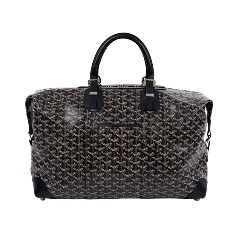 高雅德 GOYARD Bowling 45 bag 旅行袋 BOWLIN045TY 黑保齡球包45 鎖組/STARP