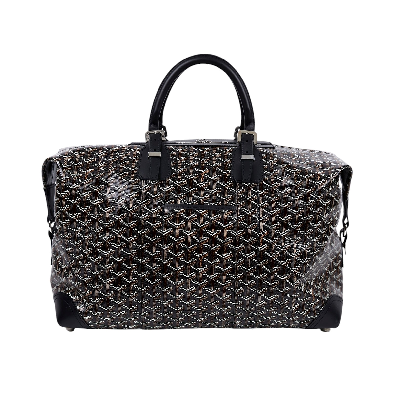高雅德 GOYARD Bowling 45 bag 旅行袋 BOWLIN045TY 黑保齡球包45 鎖組/STARP