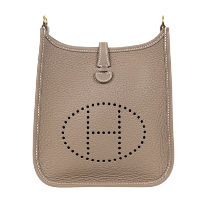 愛馬仕 Hermès Evelyne 16 Amazone bag 伊芙琳包 大象灰 深藍 金色五金 H069426CCBF H069426CCBF/B BT 011 TD  原廠盒子/防塵袋/背帶