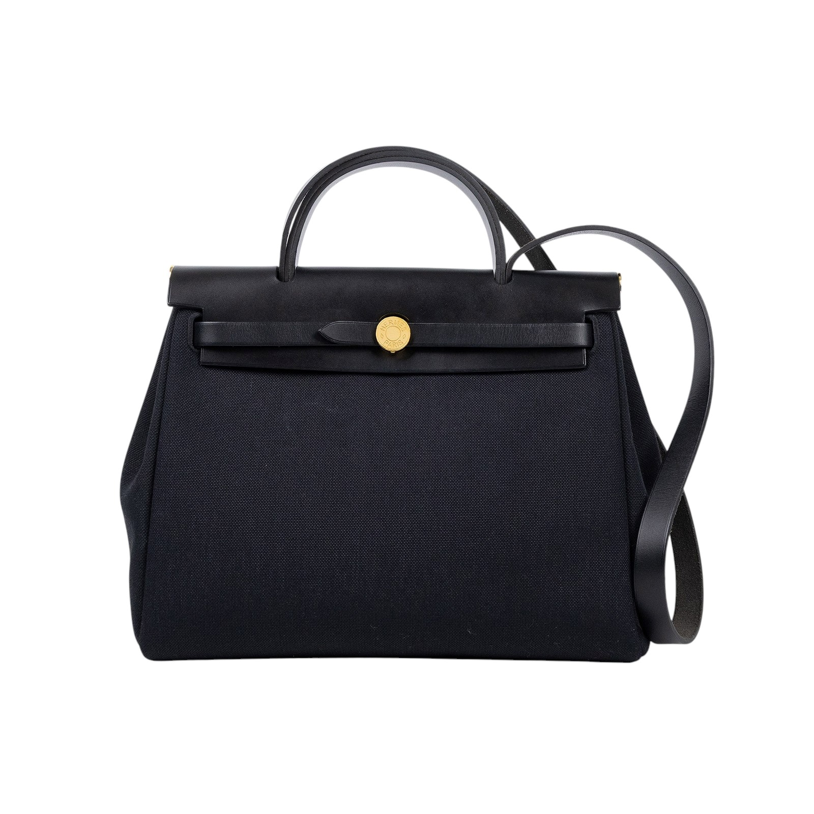 愛馬仕 Hermès Herbag Zip 31 HER31 Y TS 010 AU Y刻黑帆布HERBAG 31 防塵袋/原廠盒子/鎖組/內袋