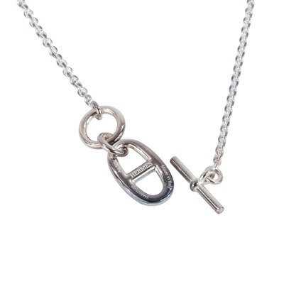 愛馬仕 Hermès Chaine dAncre 墜飾 H104141Bv00 24AB075289 AMULETTES豬鼻項鍊 原廠盒子