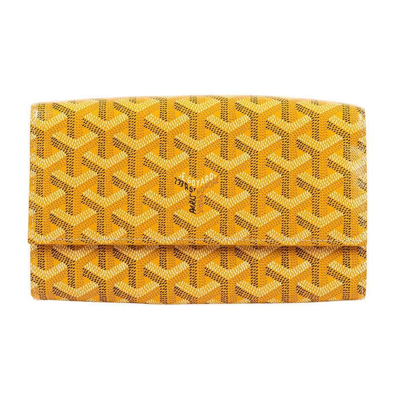 高雅德 GOYARD Varenne Continental Wallet 錢包 VAREN3MMLTY 黃Varenne WOC 防塵袋2