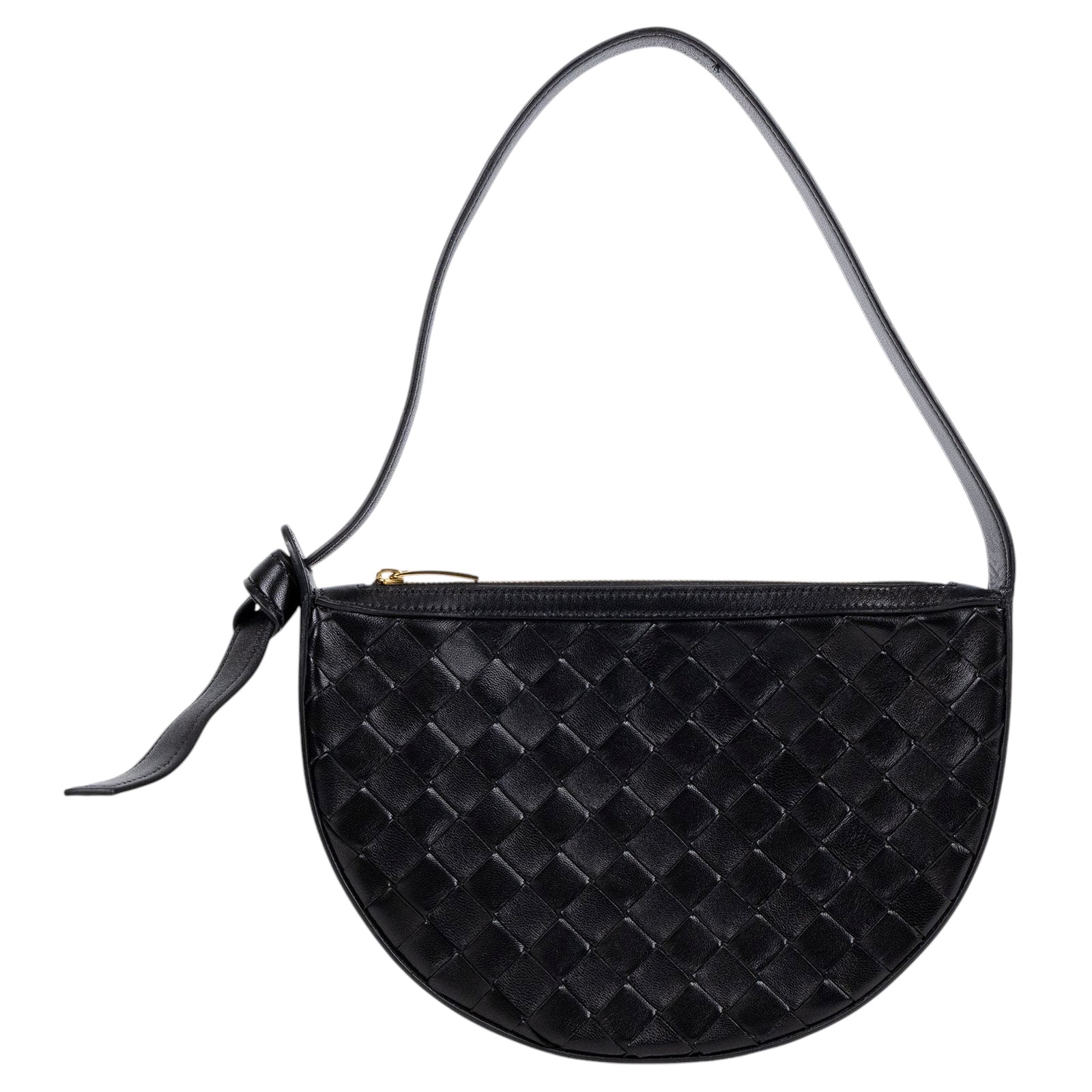 寶緹嘉 BOTTEGA VENETA Sunrise 手提包 763747VCPP3 黑編織Sunrise肩背包 防塵袋