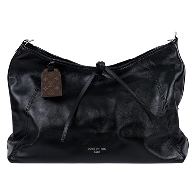 路易威登 LOUIS VUITTON CarryAll Vibe MM 手提 肩背包 黑色 M25143 晶片款  原廠盒子/防塵袋/內袋/背帶/購買證明正本/吊牌