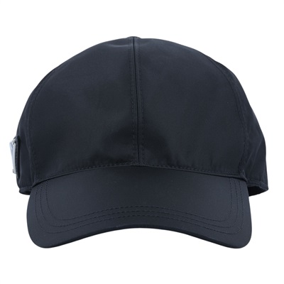 普拉達 PRADA 棒球帽 2HC274_2DMI_M 黑三角鐵牌尼龍鴨舌帽#M 無附屬品