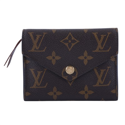 路易威登 LOUIS VUITTON Victorine 錢包 塗層帆布 Monogram M62472 晶片款  原廠盒子/防塵袋