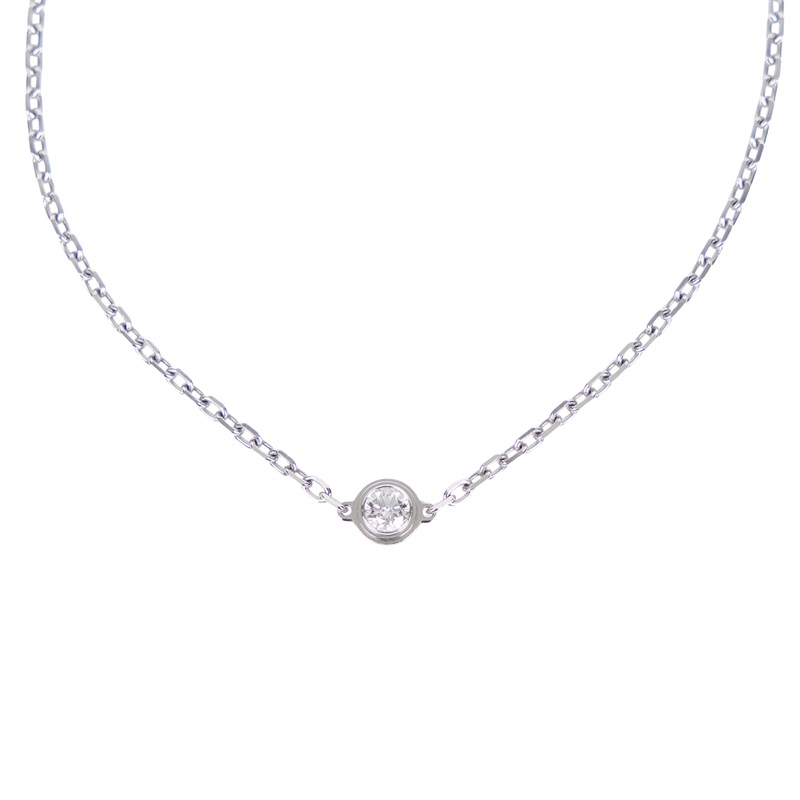 卡地亞 CARTIER dAmour 手環 小型款 B6037200 WG 單鑽手鍊 原廠盒子/保書/購買證明正本