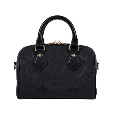 路易威登 LOUIS VUITTON Speedy Bandoulière  20 Noir 手提 斜背 波士頓包 M58953 晶片款  防塵袋/原廠盒子/購買證明正本/鎖組/背帶