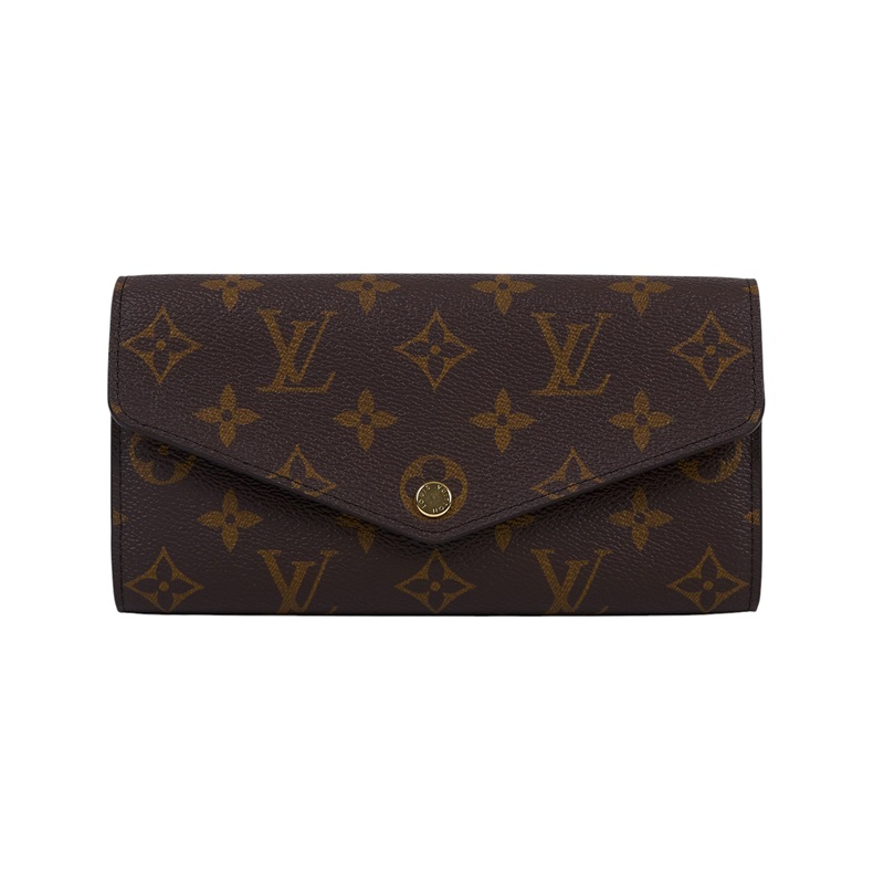 路易威登 LOUIS VUITTON Sarah 錢包 口蓋長夾 芭蕾粉色 M62235 晶片款 原花內粉長夾 原廠盒子/防塵袋/購買證明影本