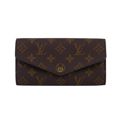 路易威登 LOUIS VUITTON Sarah 錢包 口蓋長夾 芭蕾粉色 M62235 晶片款 原花內粉長夾 原廠盒子/防塵袋/購買證明影本