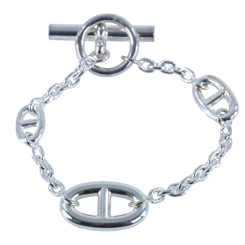 愛馬仕 Hermes Farandole 豬鼻子手鍊 H104567Bv00SH /24C064192 純銀FARANDOLE手鍊 原廠盒子