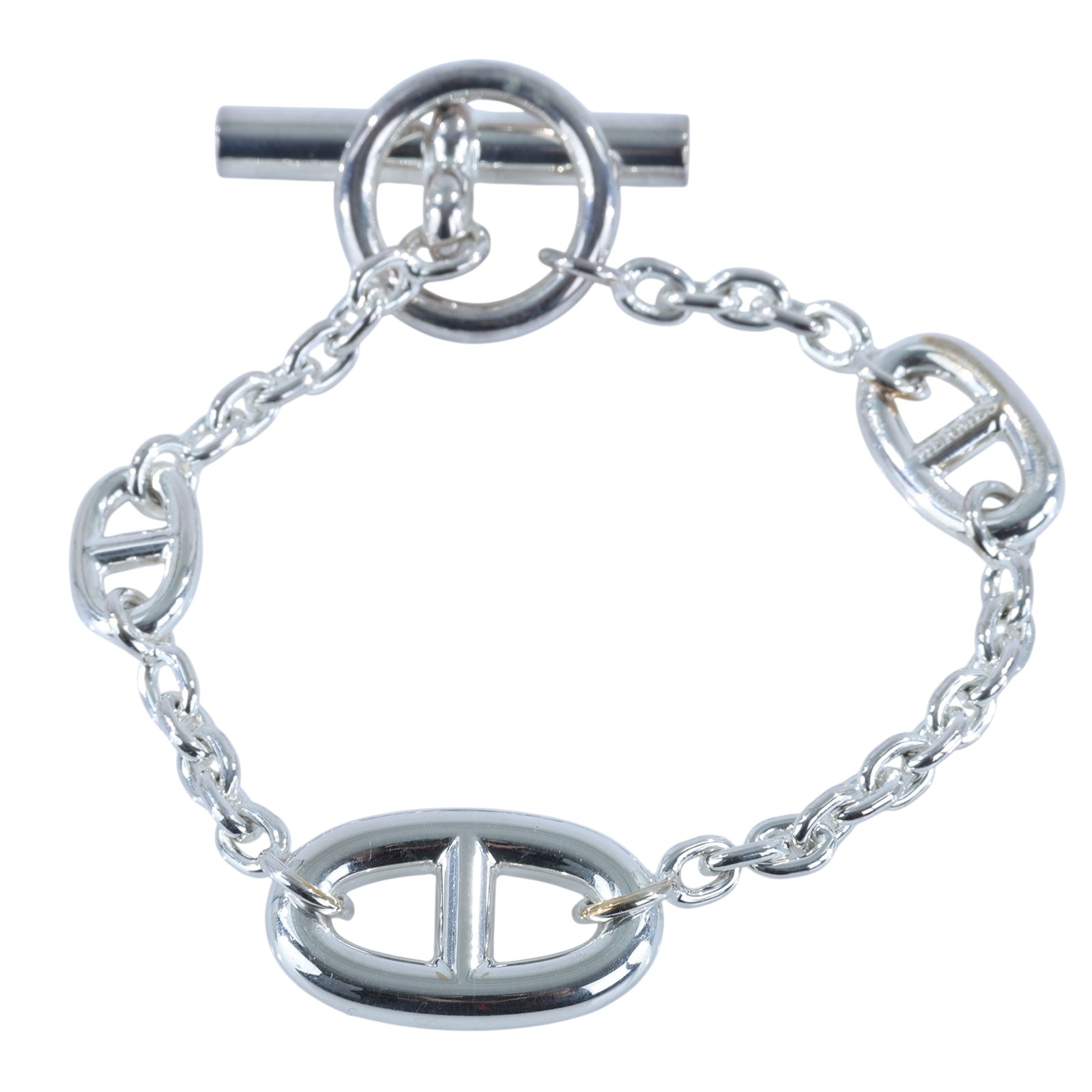 愛馬仕 Hermes Farandole 豬鼻子手鍊 H104567Bv00SH /24C064192 純銀FARANDOLE手鍊 原廠盒子