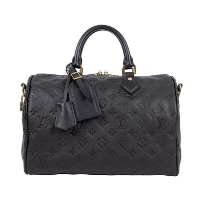 LV Speedy Monogram Empreinte（壓紋皮革）</strong>：誕生於 2010 年，將 Monogram 圖案細膩地壓印在上乘的<strong>小牛皮革</strong>上，展現低調奢華。擁有自然垂墜的柔韌性，手感極佳。