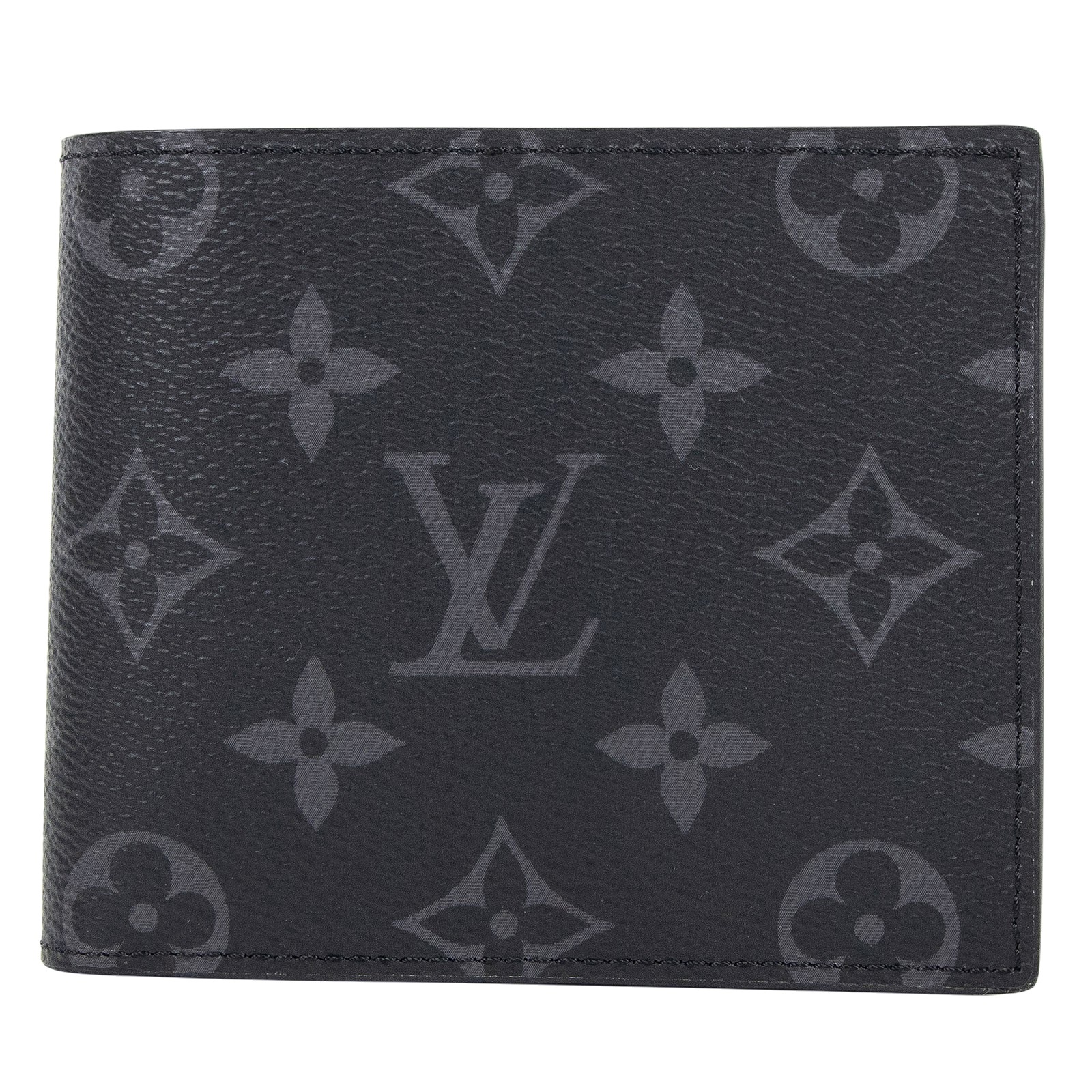 路易威登 LOUIS VUITTON Marco 錢包 短夾 老花 Monogram 零錢袋 雙折 黑色 M62545 晶片款 黑原花Marco短夾 原廠盒子