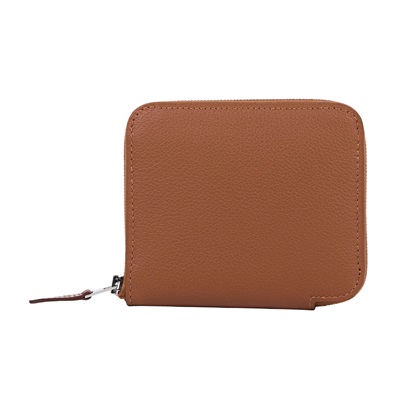 愛馬仕 Hermes SilkIn 拉鍊 絲巾 零錢包 銀色五金 金色 瑪薩拉茶色 粉筆白 H085884CKAA /B MZ 011 MS  原廠盒子