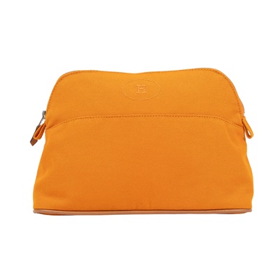 愛馬仕 Hermes Bolide 收納包 迷你 火橘色 H104773Mv02  橘BOLIDE化妝包 無附屬品