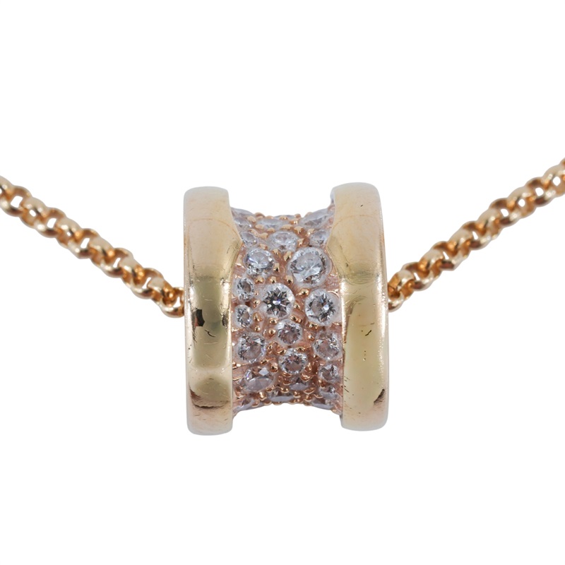 寶格麗 BVLGARI B.zero1 項鏈 351116 RG 帶鑽B.zero1 MINI 項鏈 原廠盒子/保證卡