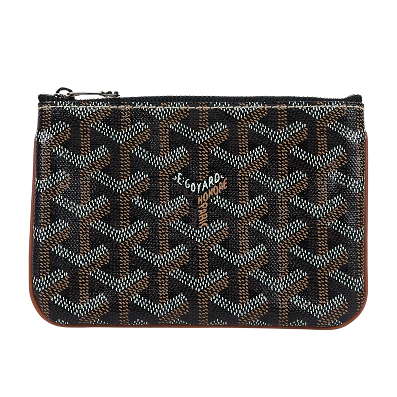 高雅德 GOYARD Sénat Mini Pouch 迷你小包 SENAT2MINTY 棕SENNA MINI POUCH 無附屬品