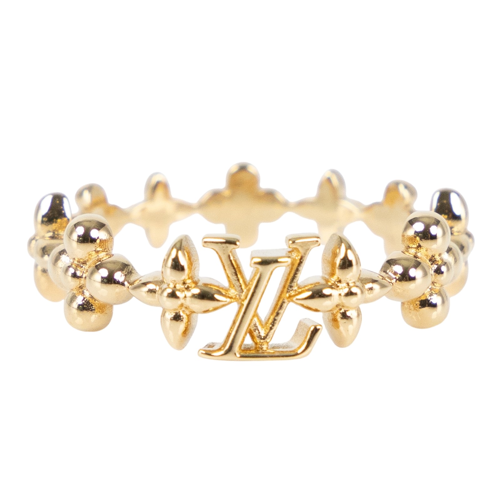 路易威登 LOUIS VUITTON BABY LOUIS 戒指 M1438S 金色BABY LOUIS 戒指#M 原廠盒子/防塵袋