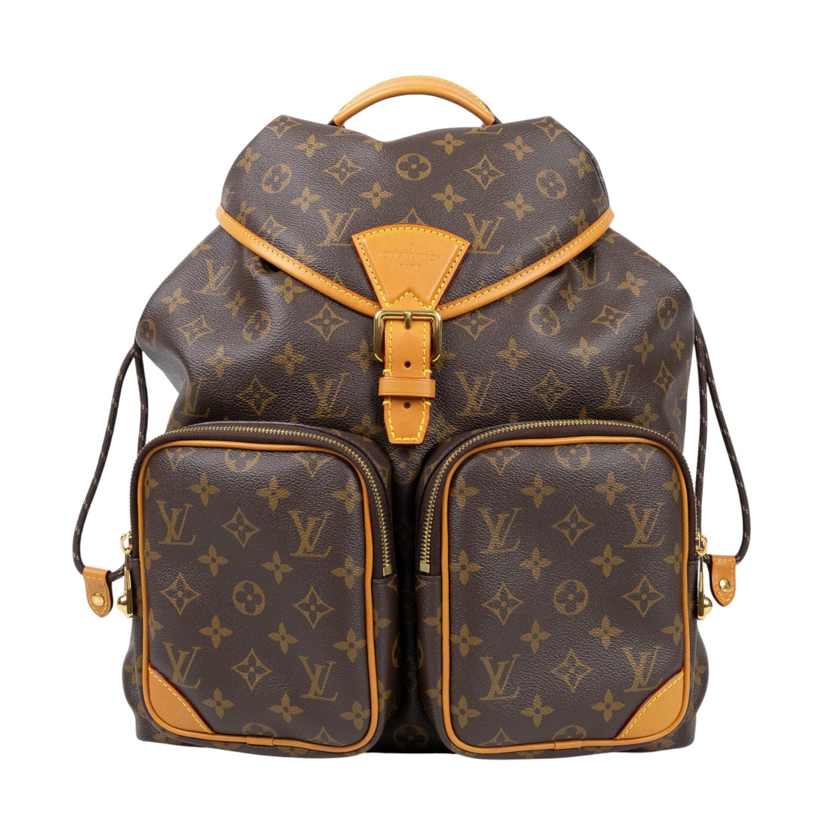 路易威登 LOUIS VUITTON Montsouris Cargo 老花 後背包 M14015 晶片款 原花Montsouris Cargo後背包 防塵袋