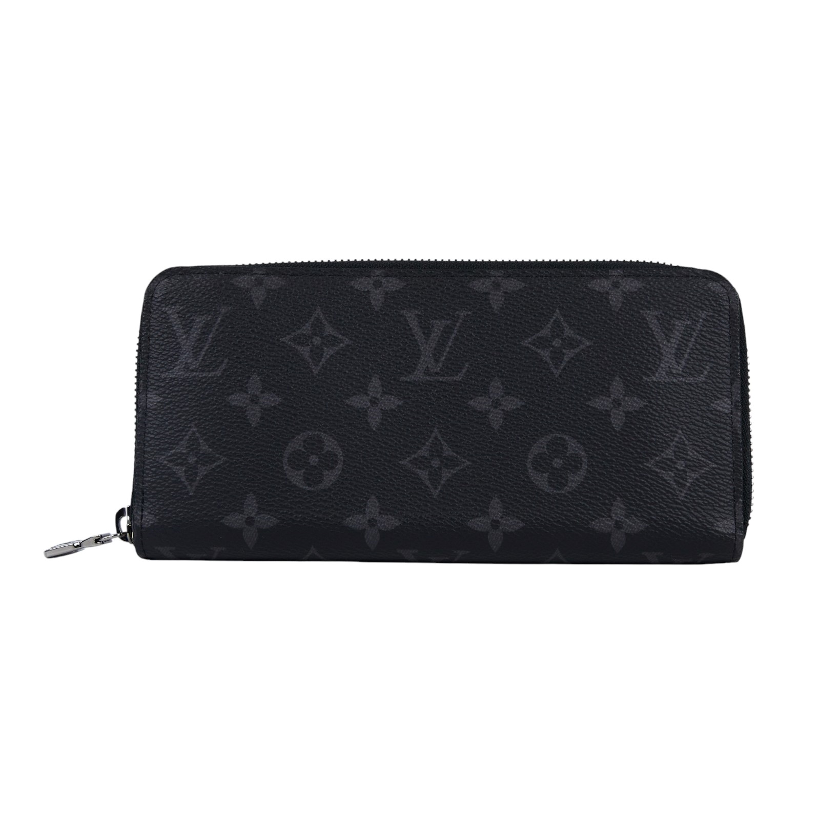 路易威登 LOUIS VUITTON 錢包 拉鍊 長夾 M11611 晶片款 黑原花拉鍊長夾 防塵袋/原廠盒子/購買證明影本