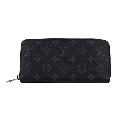 路易威登 LOUIS VUITTON 錢包 拉鍊 長夾 M11611 晶片款 黑原花拉鍊長夾 防塵袋/原廠盒子/購買證明影本