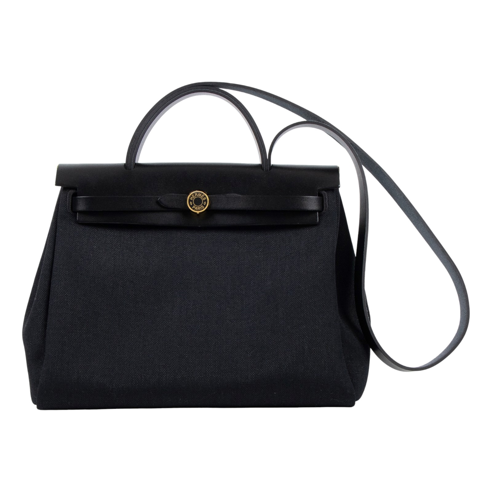 愛馬仕 Hermes Herbag Zip 31 HER31 K MN 004 KD K刻黑拚帆布HERBAG31 防塵袋/內袋/鎖組