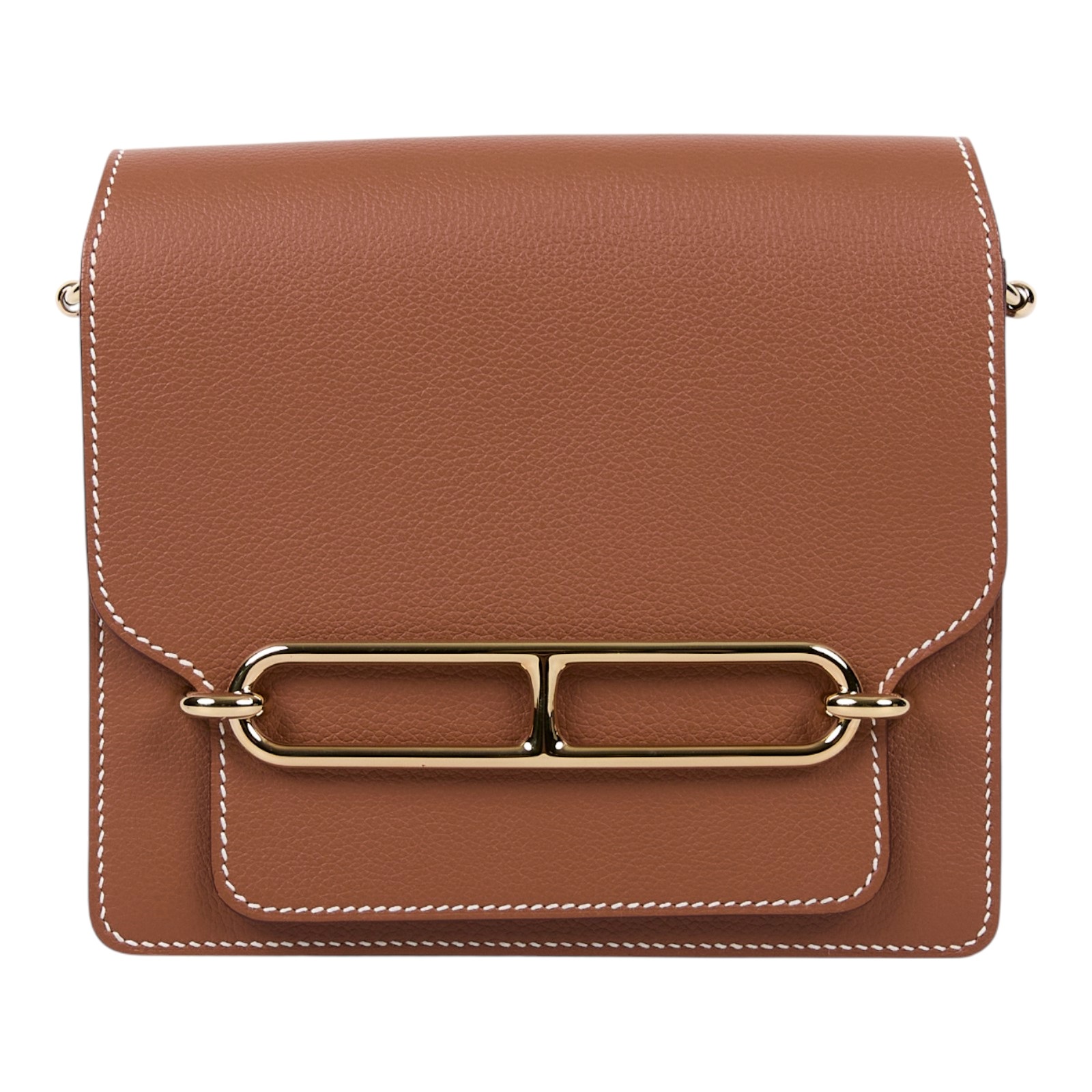 愛馬仕 Hermes Roulis 豬鼻子 斜背包 18 Mini 金色五金 金棕色 H070510CP37 /W HA 849 KA  防塵袋/原廠盒子/購買證明影本