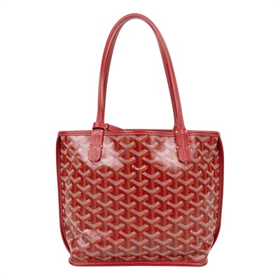 高雅德 GOYARD Anjou Mini Bag 托特包 ANJOUSMINCG 紅 ANJOU MINI 防塵袋/小卡/內袋