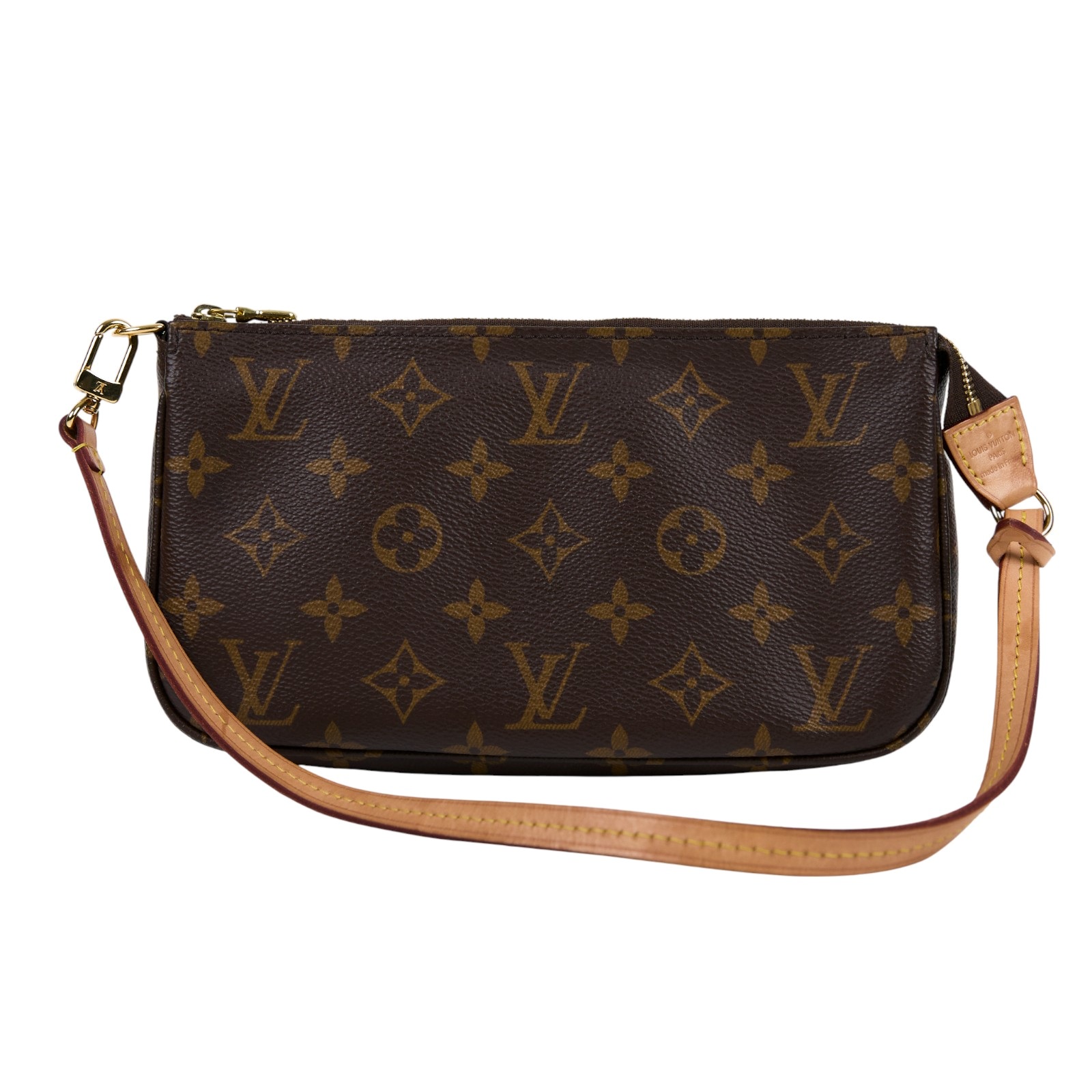 路易威登 LOUIS VUITTON Monogram 經典帆布 手提 麻將包 M40712 原花麻將包 背帶1/防塵袋