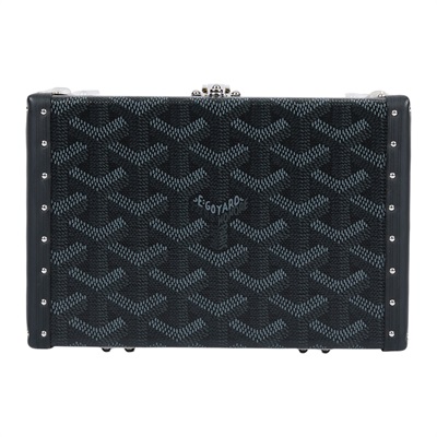 高雅德 GOYARD Minaudiere Trunk 肩背 手拿 迷你箱 MINA08PMLTY  原廠盒子/防塵袋