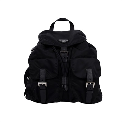普拉達 PRADA Re-Nylon 中型 背囊 連化妝袋 1BZ811_RV44 黑Re-Nylon 中型背囊連化妝袋 防塵袋/保證卡/內袋