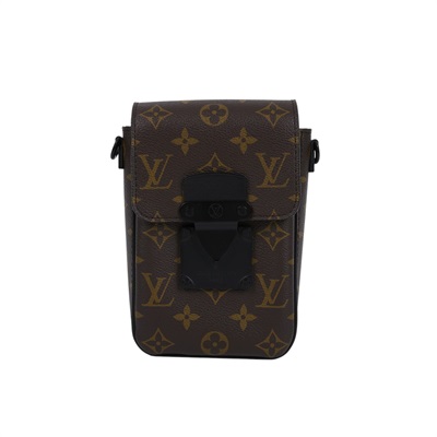 路易威登 LOUIS VUITTON S-Lock 直式隨身錢包 M81522 晶片款 原花S-LOCK直式隨身錢包 防塵袋/購買證明影本