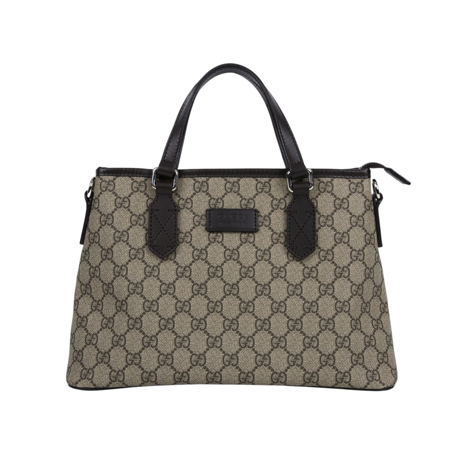 古馳 GUCCI Tote GG 手提包 斜背包 托特包 429019 深咖GG紋小款手提包 背帶