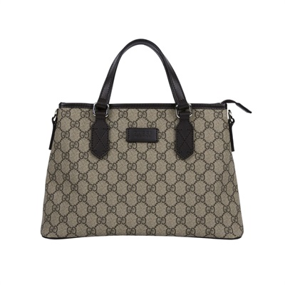 古馳 GUCCI Tote GG 手提包 斜背包 托特包 429019 深咖GG紋小款手提包 背帶
