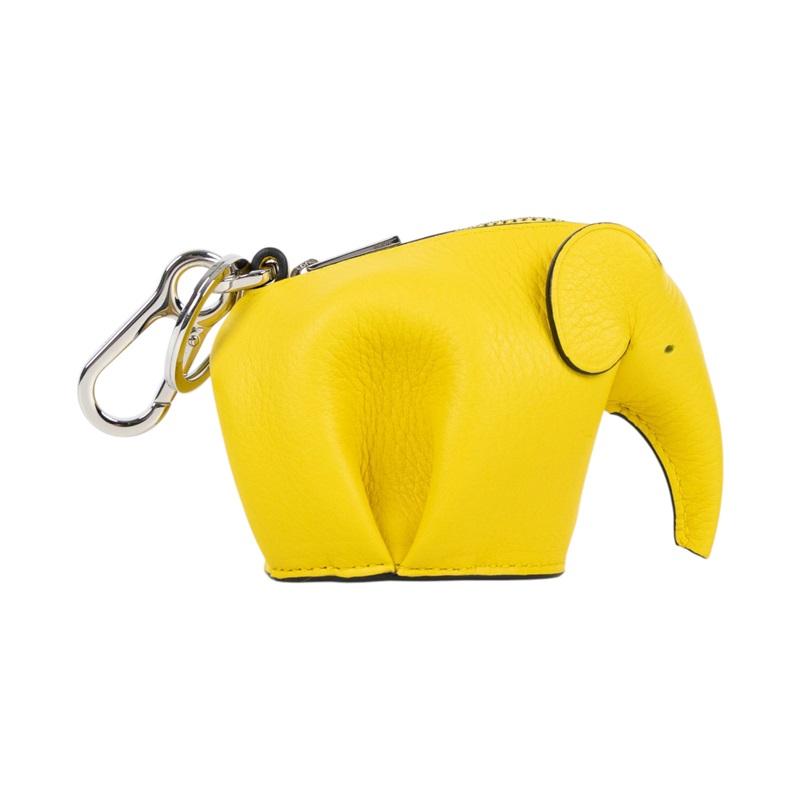 羅意威 LOEWE Elephant 小象包 零錢包  黃大象吊飾 原廠盒子/防塵袋