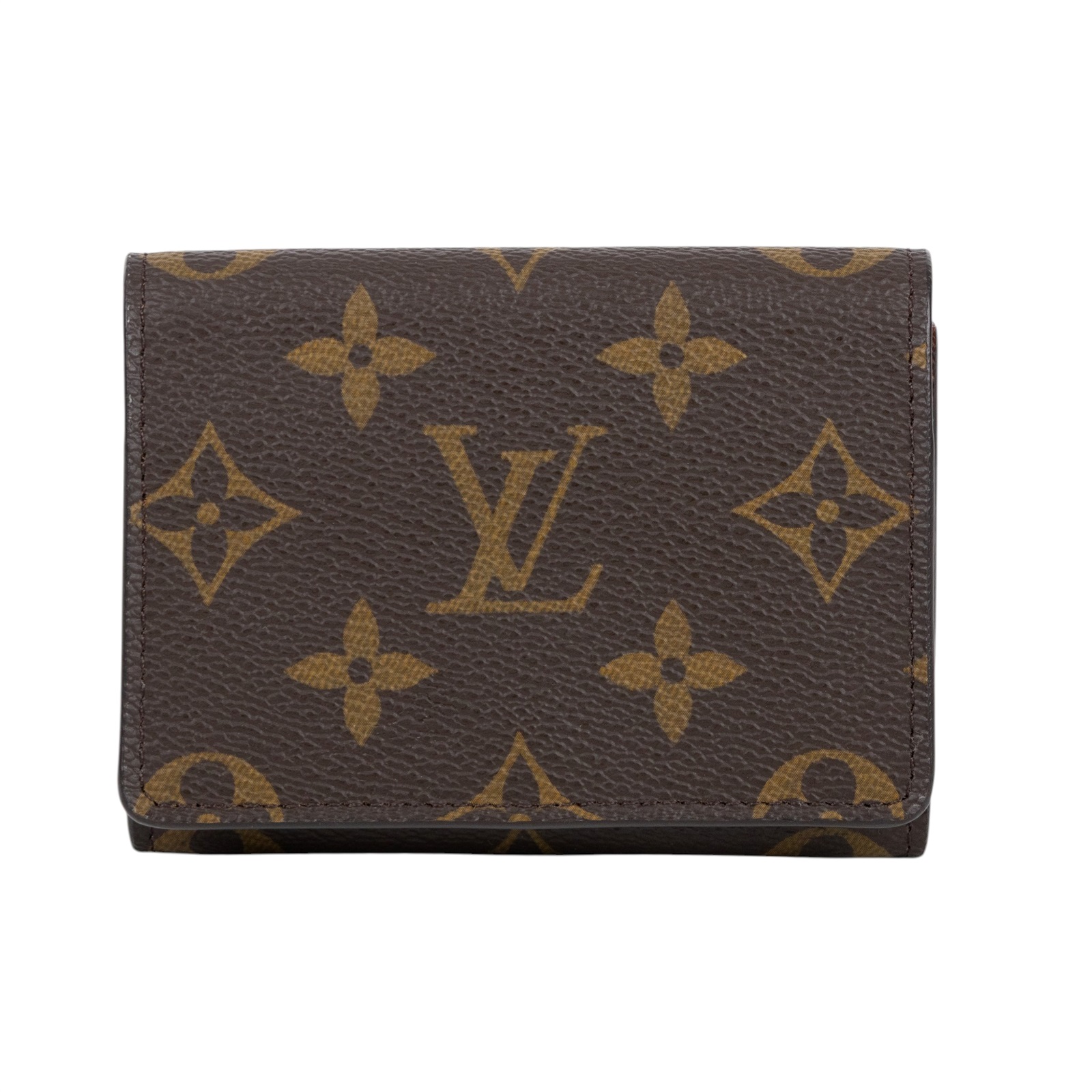 路易威登 LOUIS VUITTON Enveloppe Carte De Visite 卡片套 M63801 晶片款 原花卡包 防塵袋/購買證明正本