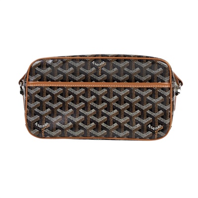 高雅德 GOYARD Cap-Vert PM Bag 肩背 斜背包 CAPVE2PMLTY 焦糖黑CAP-VERT PM 防塵袋/日本購買證明正本