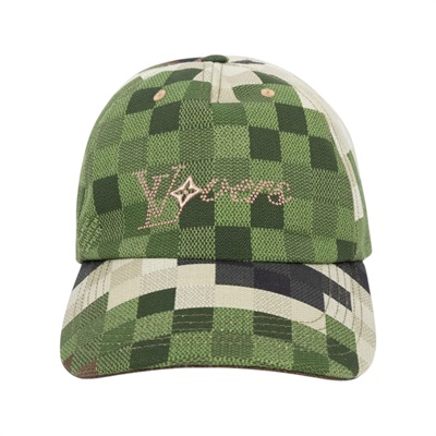 路易威登 LOUIS VUITTON Damouflage 鴨舌帽 棒球帽 帽子 M7363L 深綠Damouflage鴨舌帽 原廠盒子